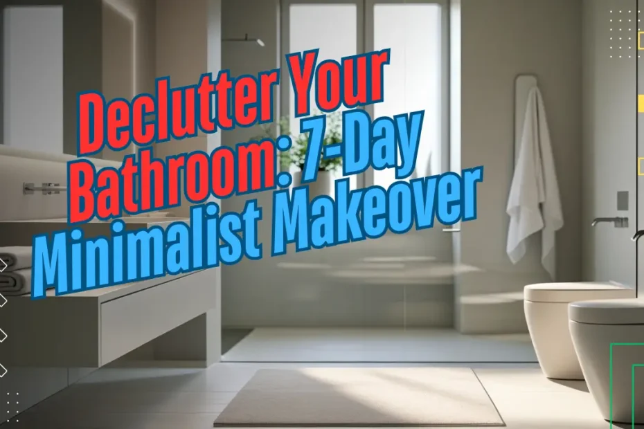 Declutter Your Bathroom