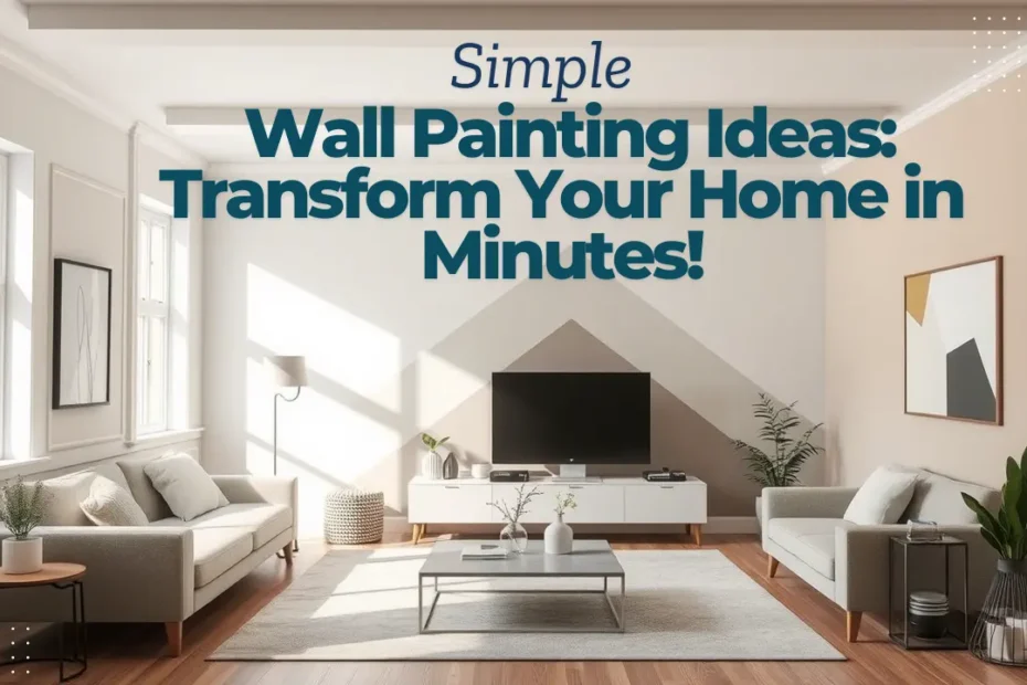 Simple Wall Painting Ideas