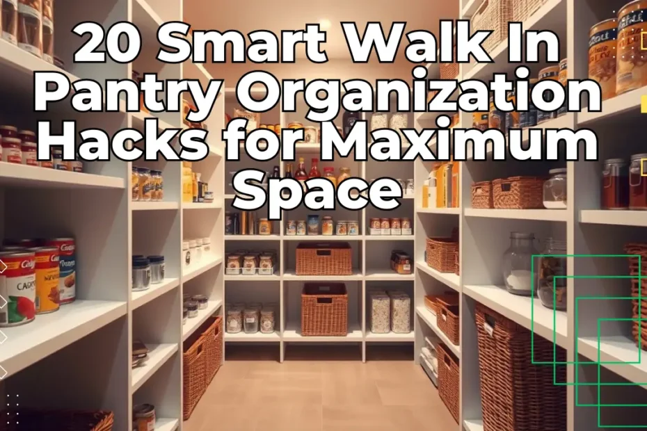 Walk In Pantry Organization Ideas